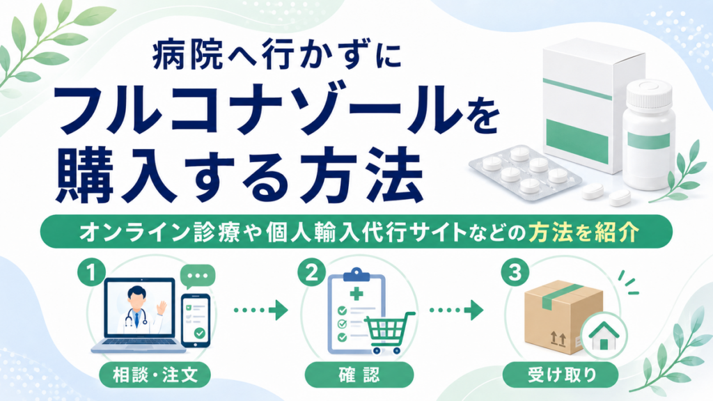病院へ行かずにフルコナゾールを購入する方法
